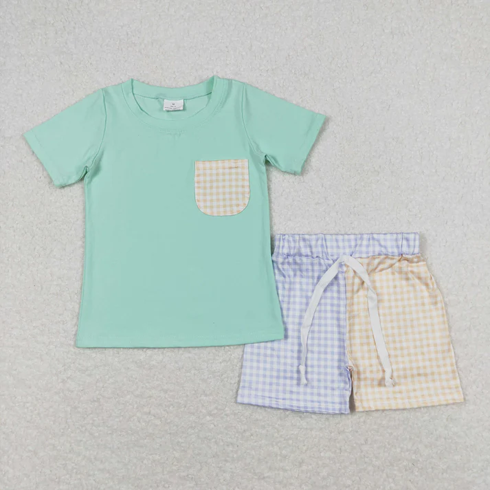 RTS Boys clothes summer Short Sleeve Shorts sets