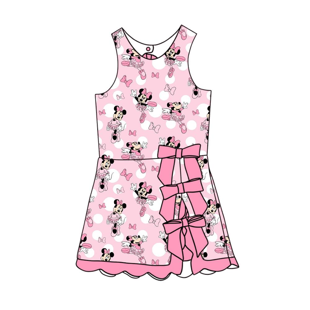 Custom moq 5 mix size milk silk baby girl clothes Summer clothes cute dress Summer dresses