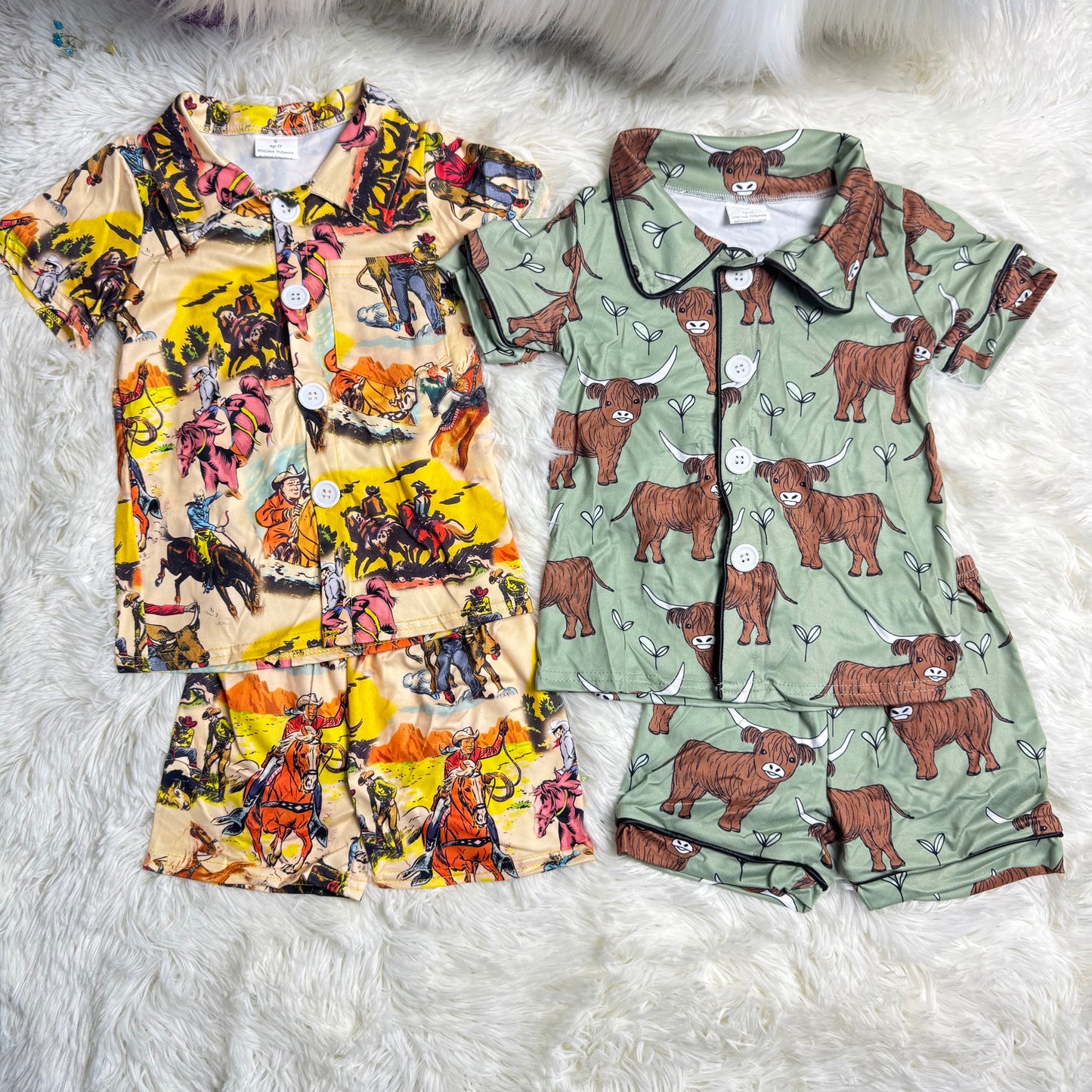 RTS NO MOQ Sibling Baby boy clothes Short Sleeve shorts Suits