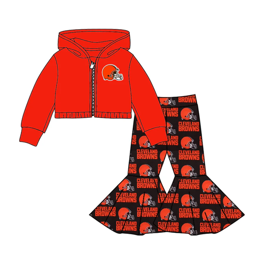 Custom moq 5 mix size milk silk summer teams baby girls clothes red hooded long sleeve pants sets-25.8.26