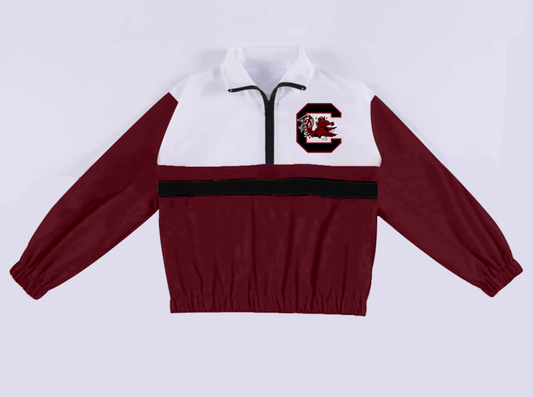 Custom moq 5 mix size milk silk summer teams baby boy clothes brick red long sleeve top-25.9.4