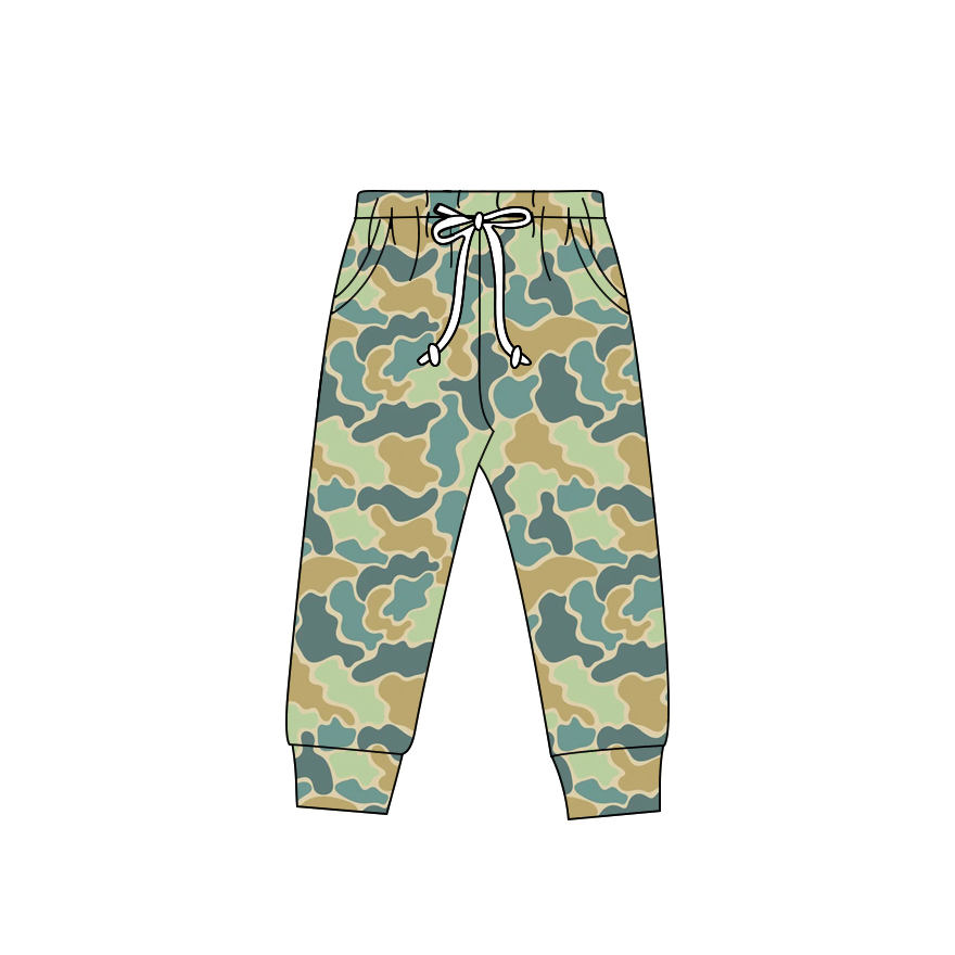 Custom moq 5 each style eta 6-7weeks baby boy clothes camouflage long sleeve pants sets and top and pants-25.8.5