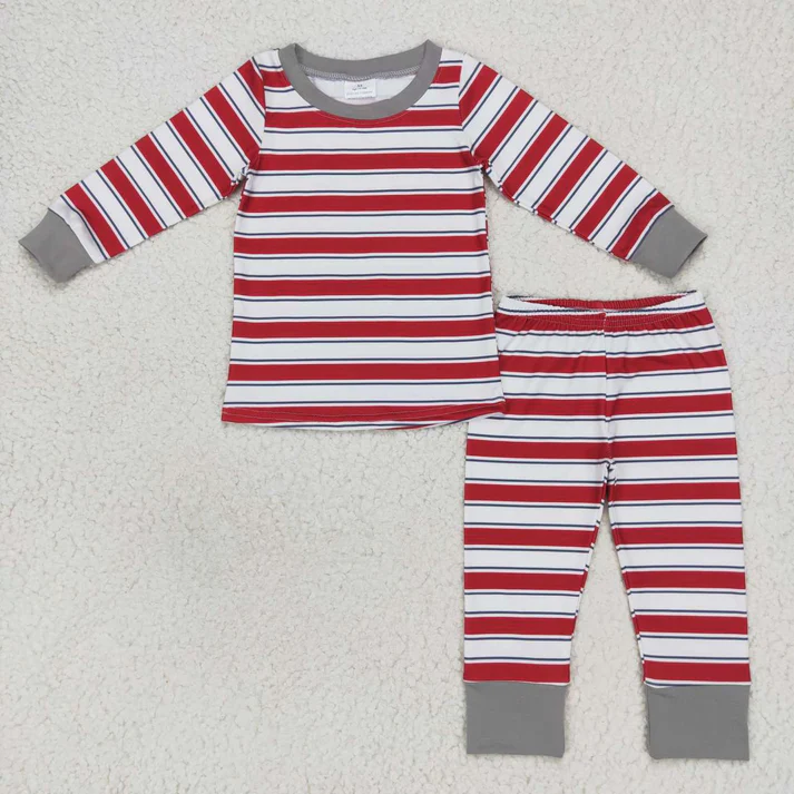 RTS NO MOQ Sibling Baby boy clothes long-sleved trousers suit & rompers