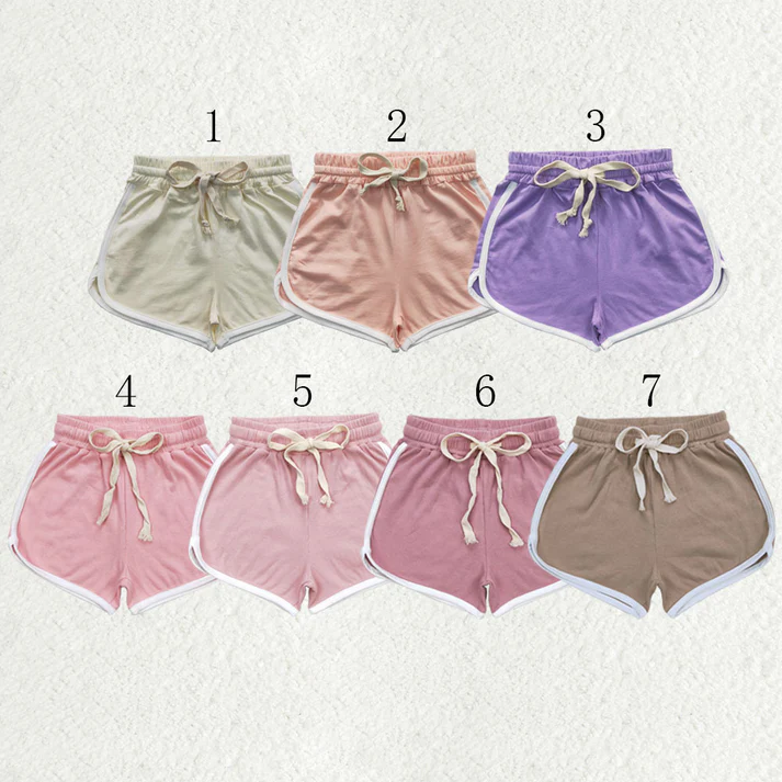 RTS NO MOQ Sibling Baby girls clothes Summer Shorts