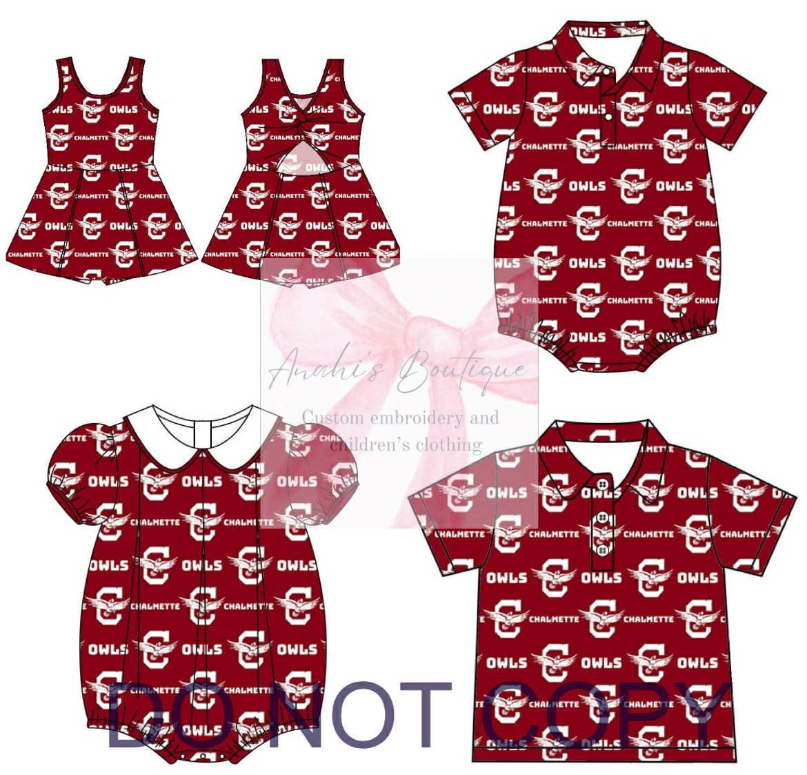 Custom moq 5 mix size milk silk eta 6-8weeks summer team blue baby girls clothes team sleeveless Maroon Letter Team Summer Series