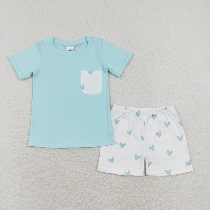 RTS Boys clothes summer Short Sleeve Shorts sets