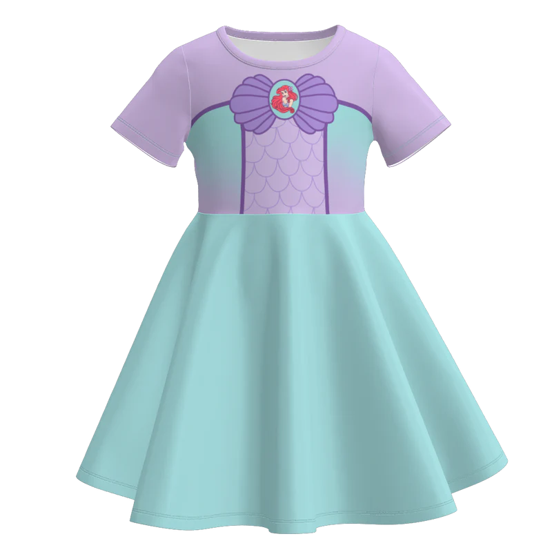 Custom moq 5 each style eta 6-7weeks milk silk baby girls summer short sleeves dresses-25.7.14