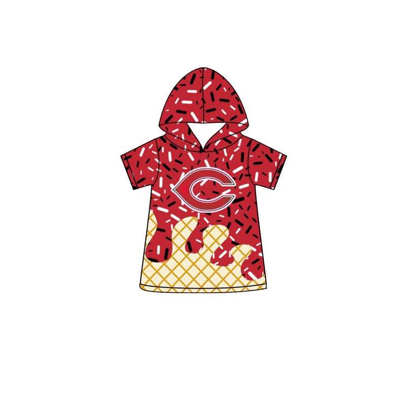 Custom Special character style tops and shorts red Beach