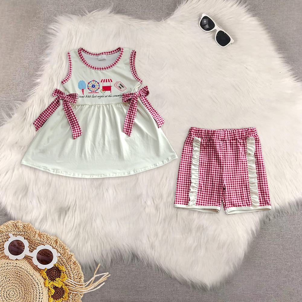 RTS Match baby boy clothes girls short sleeve shorts sets rompers Series