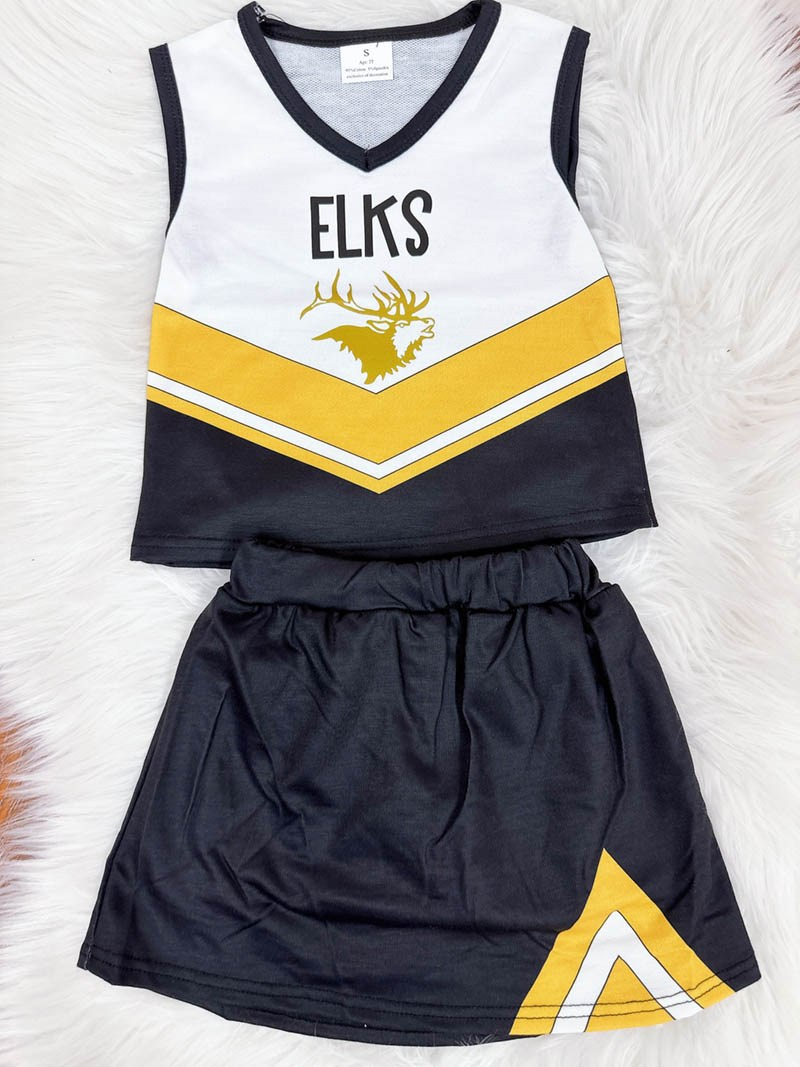 Custom moq 5 mix size milk silk eta 6-8weeks summer team baby girls clothes team sleeveless skirts shorts sets-25.7.14