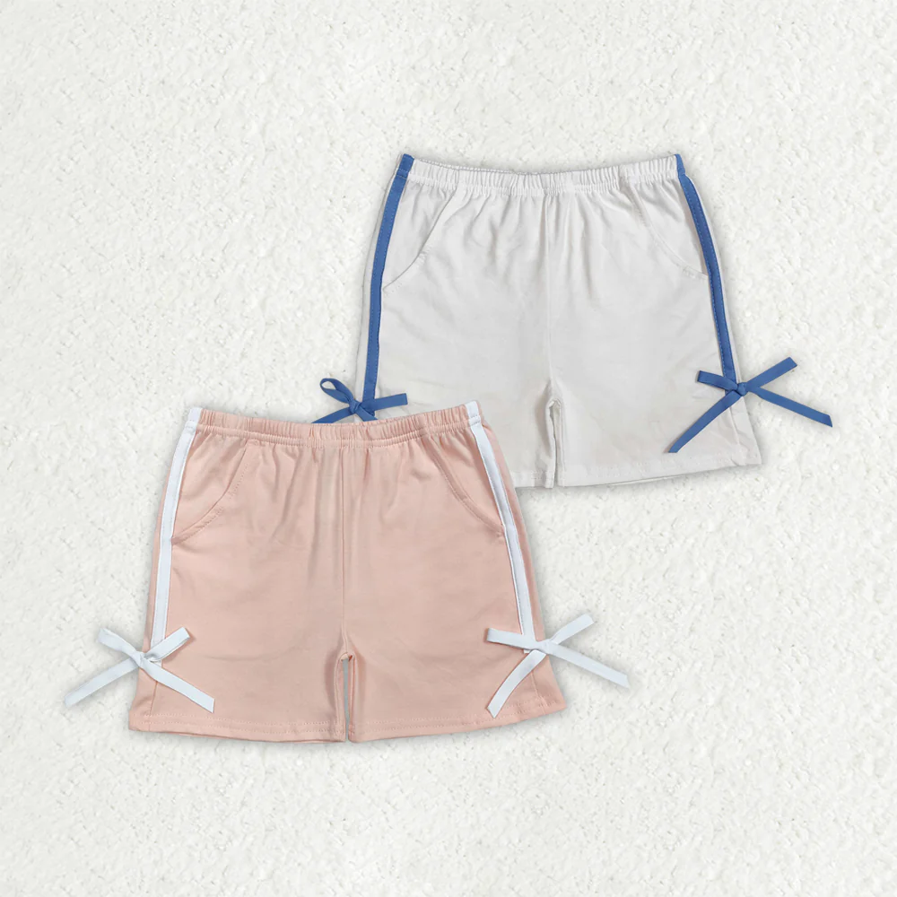 RTS NO MOQ baby girl clothes summer bow shorts