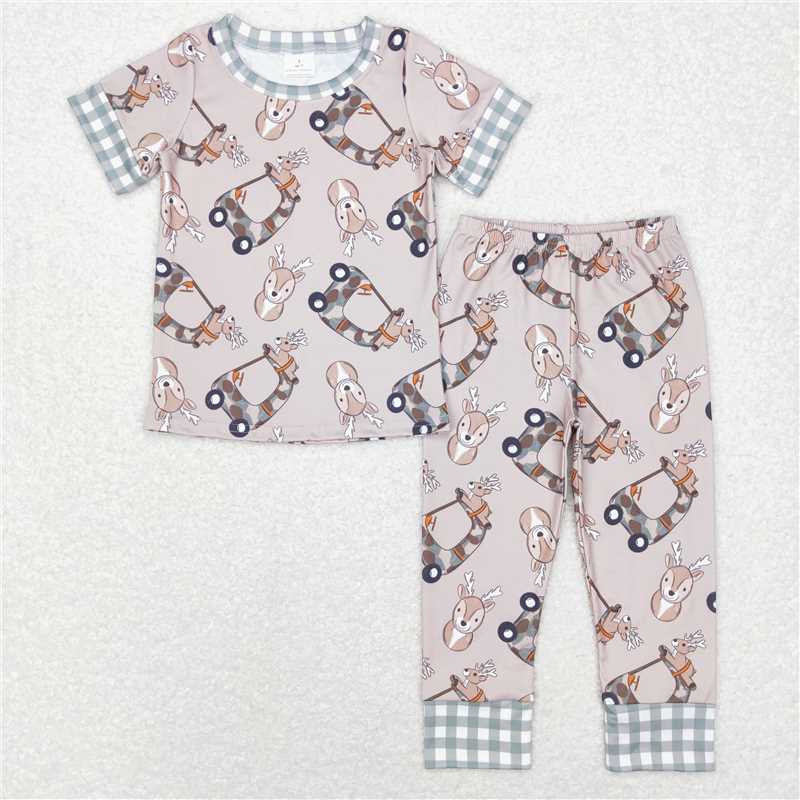 RTS NO MOQ short-sleeved shorts suit & short-sleeved sets and short sleeve pants