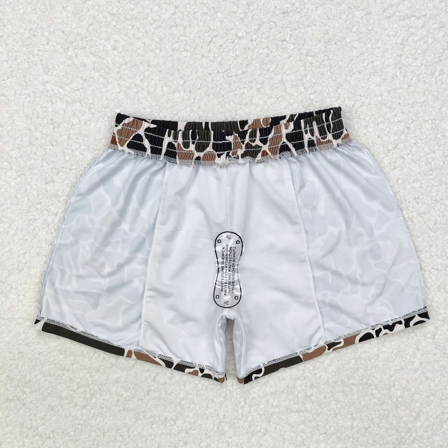 RTS NO MOQ Daddy and Me Baby Boys Camouflage Trunks Bottoms Swimsuits