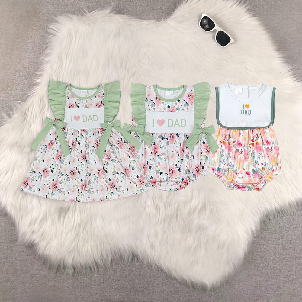 RTS NO MOQ baby girls clothes Short Sleeve Dress & rompers