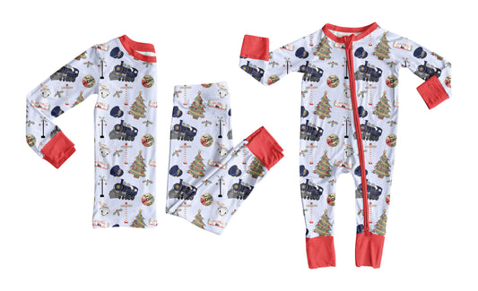 25.9.4 custom each style moq 5eta 4-6week Sibling Sisters Christmas trees baby boy clothes long sleeve pants sets and romper match family design