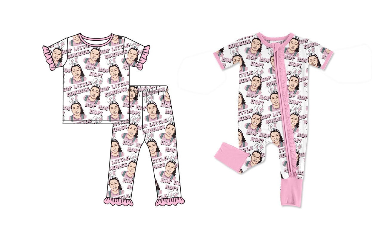 11.6 custom each style moq 5eta 4-6week Sibling Sister baby girls short sleeve sets and rompers match design