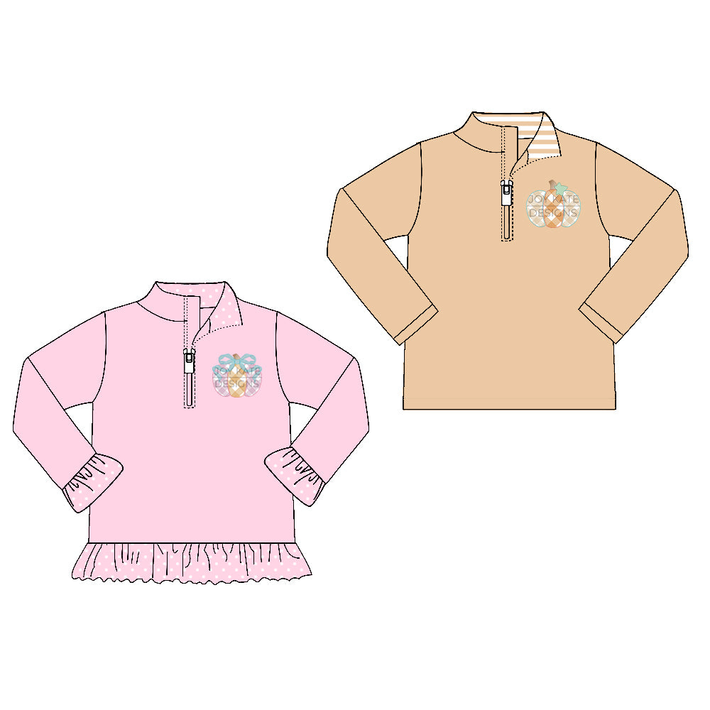25.7.4 custom each style moq 5eta 4-6week Sibling Sister baby boy long sleeve top 1 and top 2 match family design
