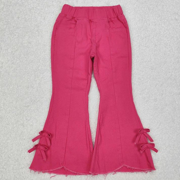 RTS NO MOQ Sibling Baby Girls Clothes Jeans: Flared & Ripped