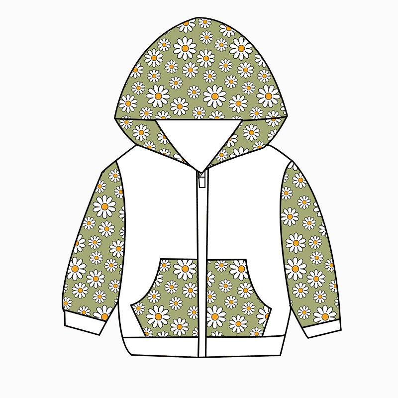 Custom moq 5 each style eta 6-7weeks baby boy clothes hooded long sleeve tops 5-25.7.26