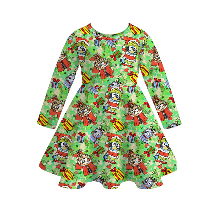 Custom moq 5 each style eta 6-7weeks milk silk baby girls summer long sleeves dresses 6-25.7.14