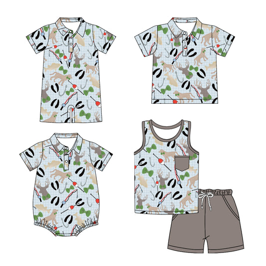 3.10 custom each style moq 5eta 4-6week Sibling Sister fish baby boy sets and boy rompers 1 and romper 2 and top match family design