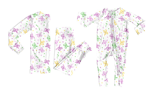 25.9.4 custom each style moq 5eta 4-6week Sibling Sisters bow baby girl clothes long sleeve pants sets and romper match family design