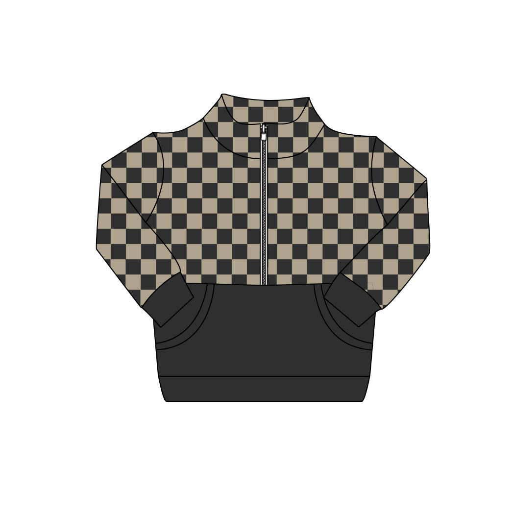 25.8.28 custom each style moq 5eta 4-6week Sibling Sister plaid baby boy long sleeve top 6