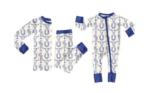 25.7.23 custom each style moq 5eta 4-6week Sibling Sister cow head catcus baby boy long sleeve pants sets and rompers match family design