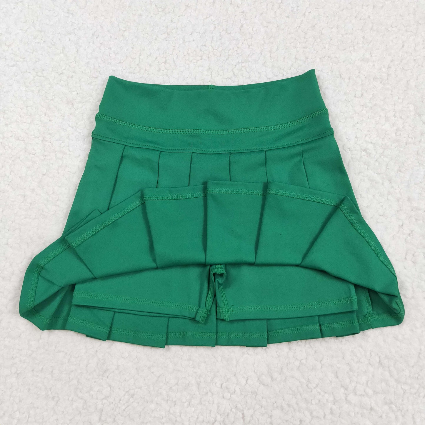 RTS NO MOQ（In Stock ) GLK0126 Solid green yoga skirt