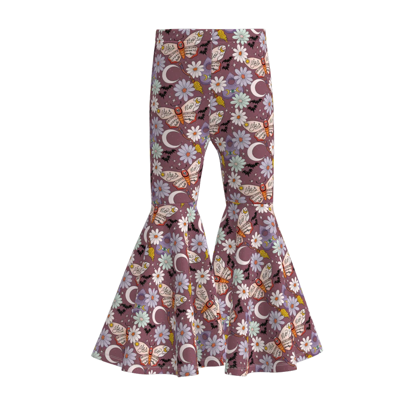 Custom moq 5 each style eta 6-7weeks halloween baby girl long pants and adult pants-25.7.16