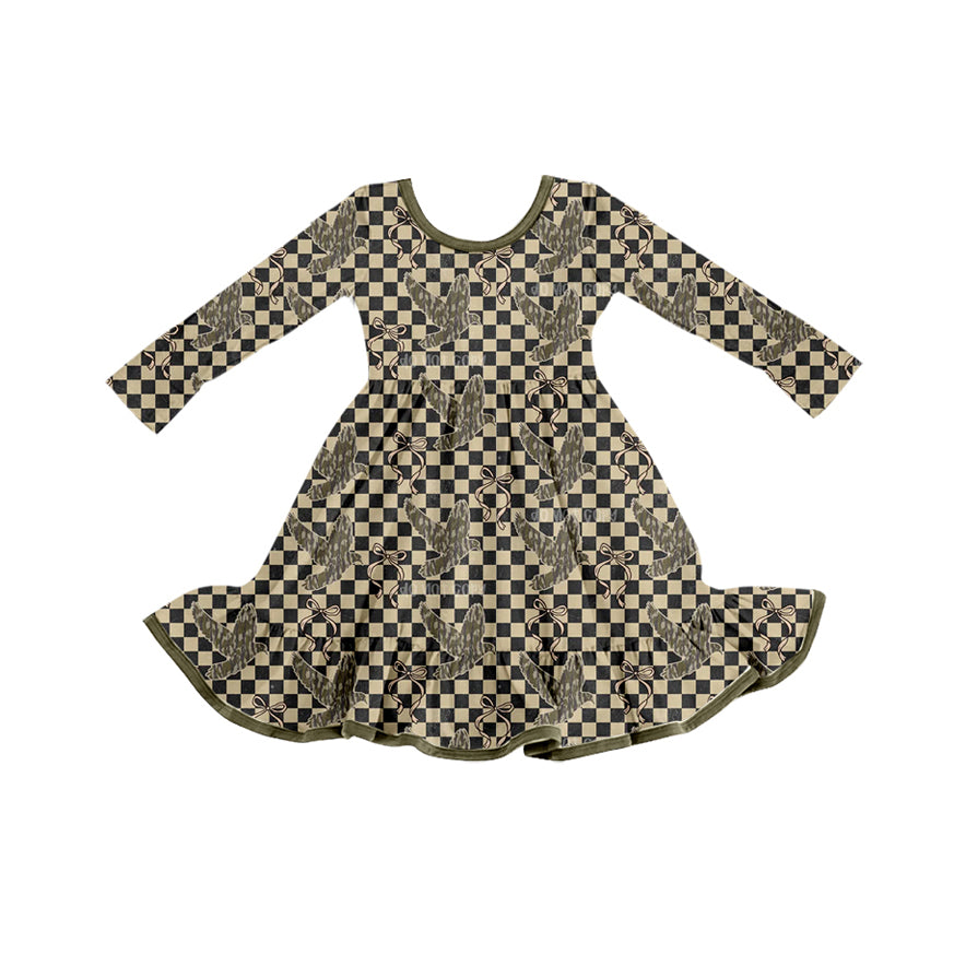 25.9.2 custom each style moq 5eta 4-6week Sibling Sisters duck bow baby girl long sleeve pants sets and dress and rompers match family design