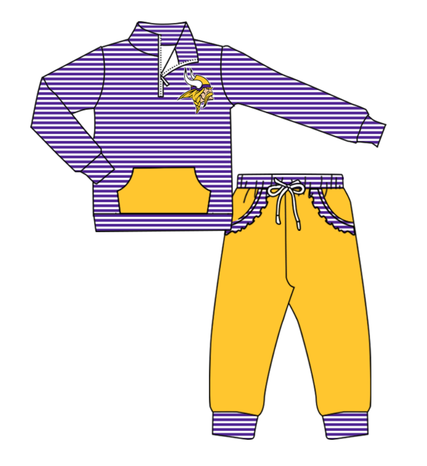 Custom moq 5 mix size milk silk baby girl clothes team purple short sleeve shorts sets and pants sets and romper and top and shorts