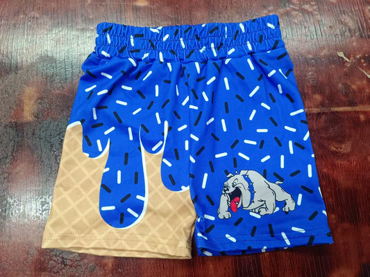 Custom moq 3 eta 6-7weeks kids clothes blue Beach Summer Shorts-25.5.7