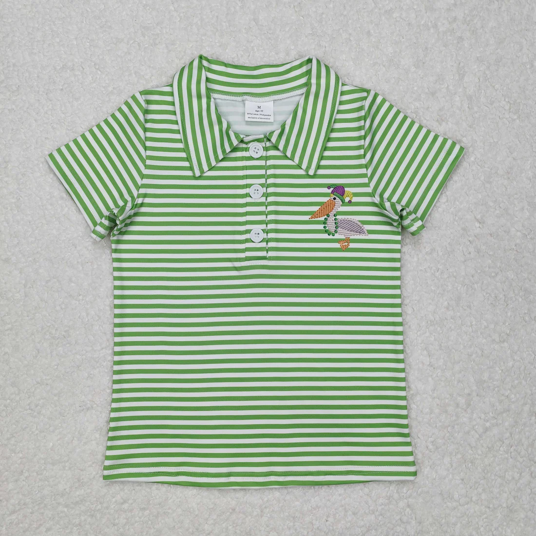 RTS NO MOQ Sibling baby girl clothes mardi gras camouflage Short-Sleeve Tops
