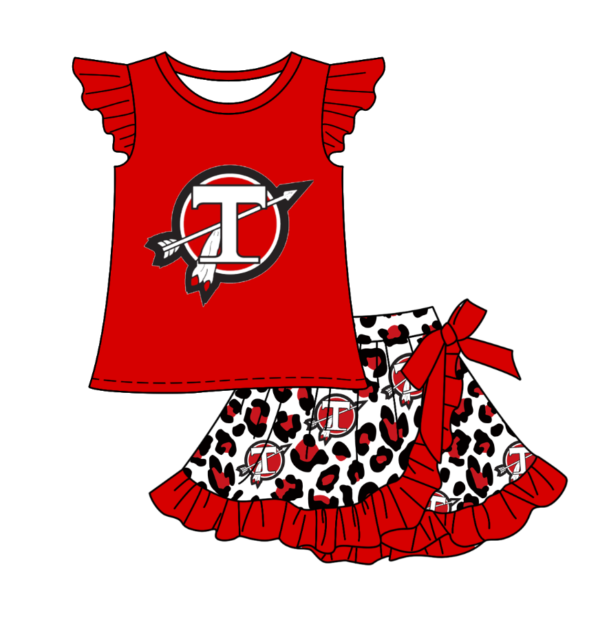 Custom hot selling short sleeve shorts suit