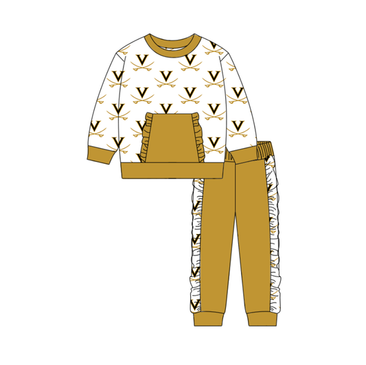 Custom moq 5 mix size milk silk summer teams baby boy clothes long sleeve pants sets-25.10.20