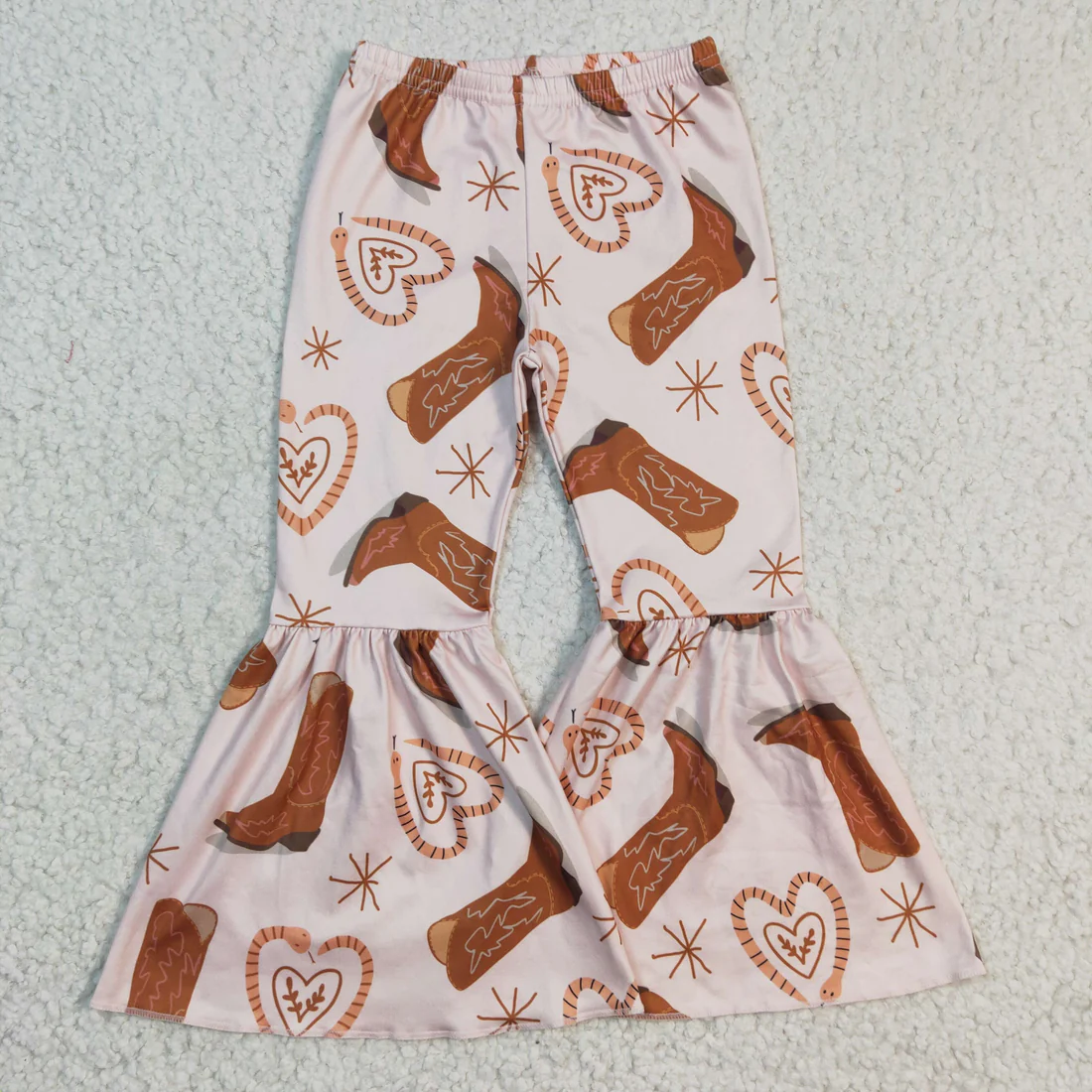 RTS NO MOQ Sibling Baby girls clothes Summer long pants