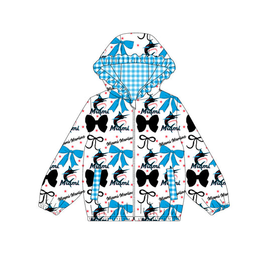 1003-Custom moq 8 mix size milk silk summer team baby girls clothes bow sky blue hooded long sleeve top-25.10.9