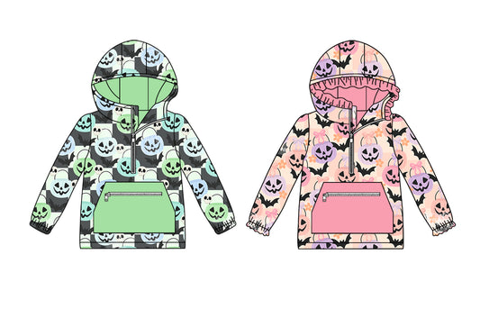 25.5.20 custom each style moq 5eta 4-6week Sibling Sisters pumpkin baby girl long sleeve top 1 and top 2 match family design