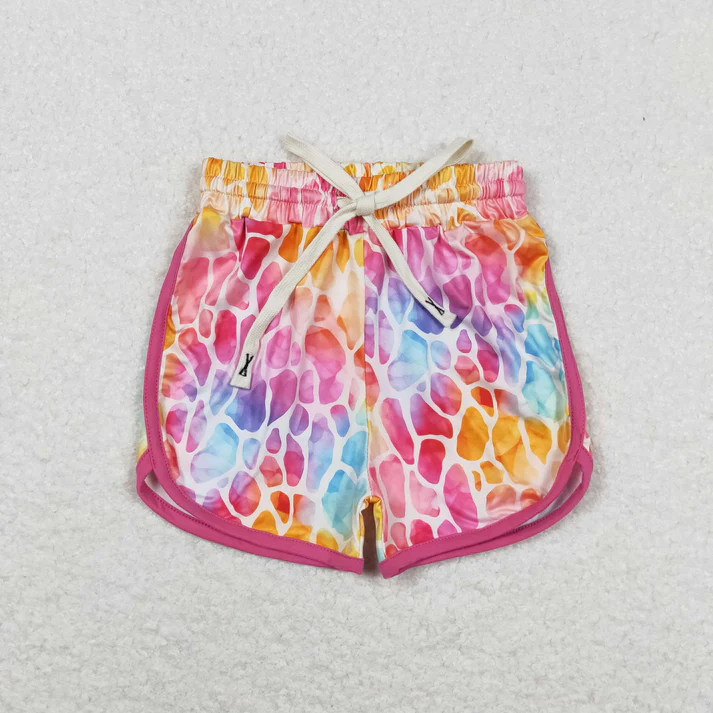 RTS NO MOQ Sibling Baby girls clothes Summer plaid Shorts