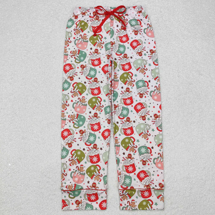 RTS NO MOQ Sibling adult clothes Christmas cow duck adult long pants