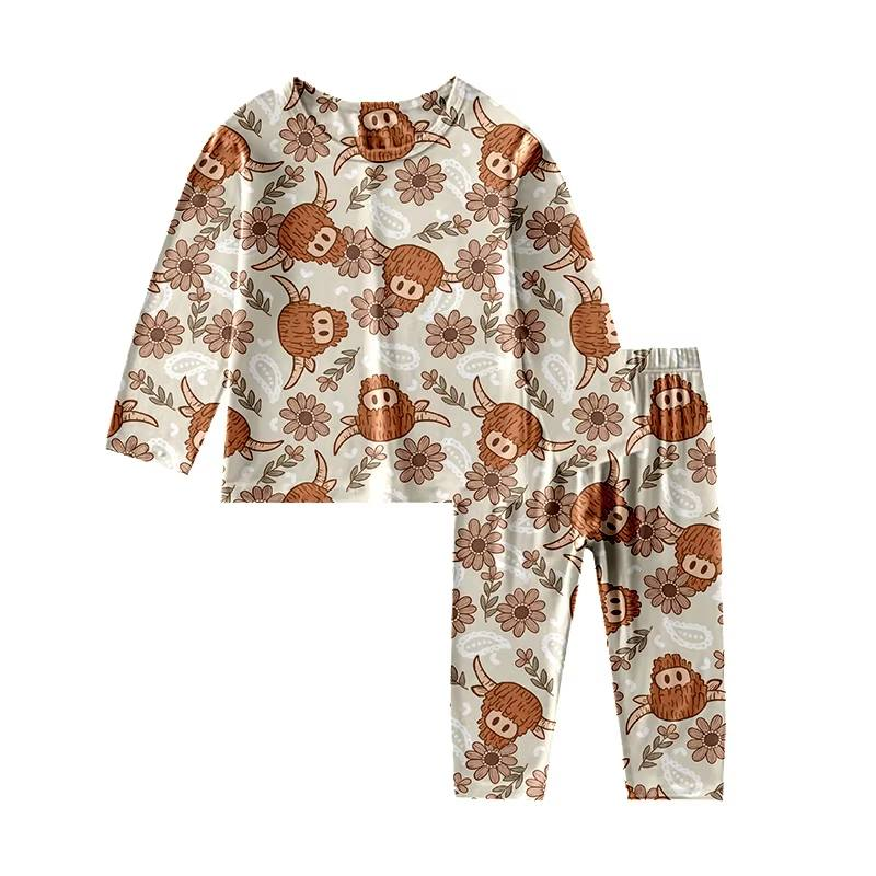 Custom moq 5 each style eta 6-7weeks baby boy clothes long sleeve pants sets 8-25.7.28