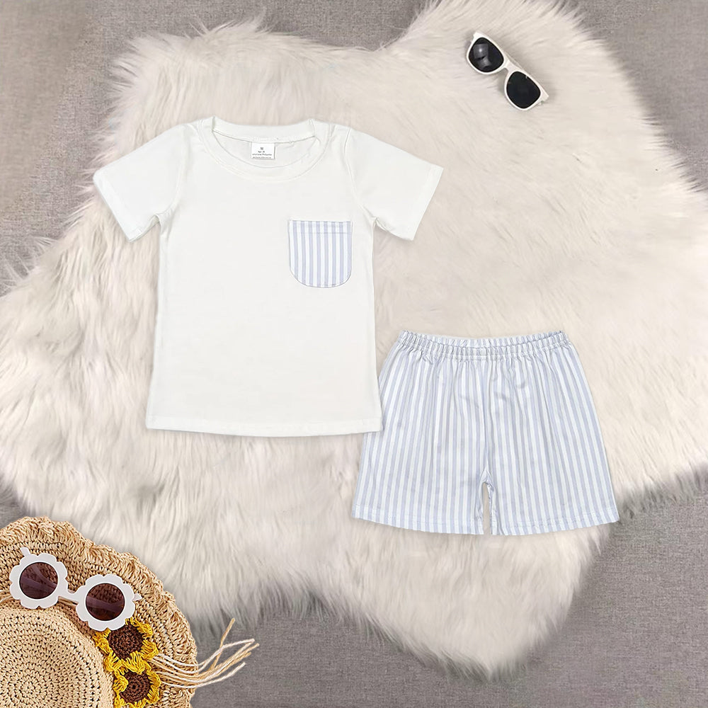 RTS baby girls Boys clothes summer Short Sleeve Shorts sets