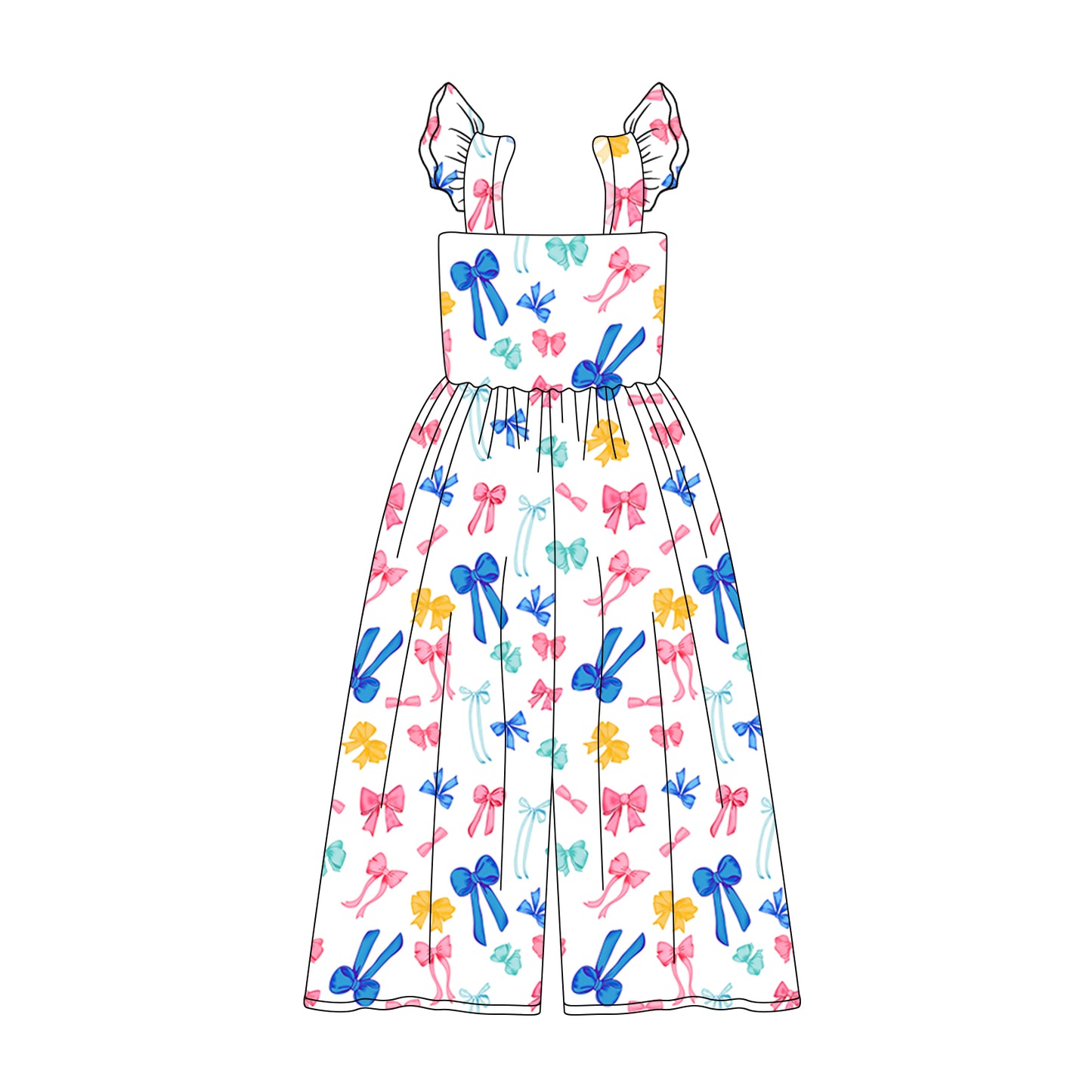 2.28 custom each style moq 5eta 4-6week Sibling Sister baby girl jumpsuit and jumpsuit 5 match family design