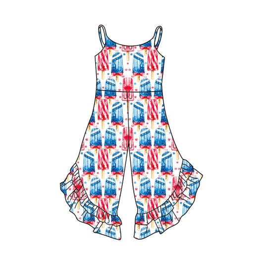 2.24 custom each style moq 5eta 4-6week Sibling Sister baby girl jumpsuit and jumpsuit 2 match family design