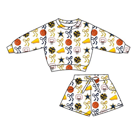 Custom moq 5 mix size milk silk summer teams baby boys clothes bow hooded long sleeve shorts sets-25.10.22