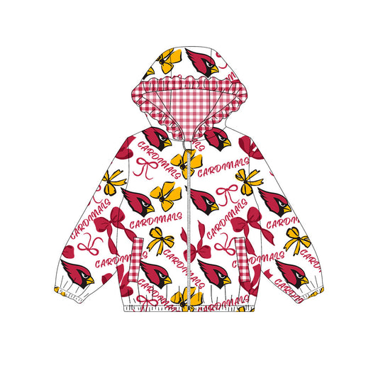 1001-Custom moq 8 mix size milk silk summer team baby girls clothes bow hooded long sleeve top-25.10.9