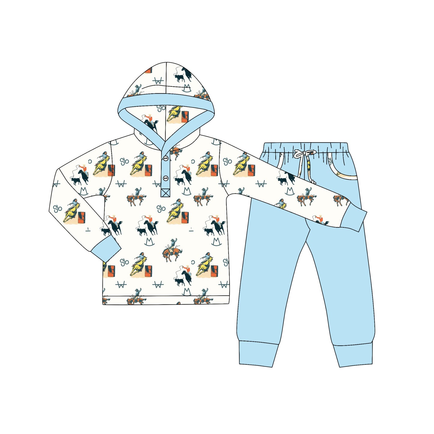 25.9.2 custom each style moq 5eta 4-6week Sibling Sisters riding baby boy clothes long sleeve pants sets and romper match family design