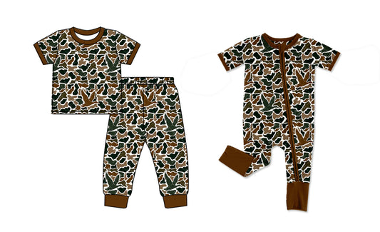 11.13 custom each style moq 5eta 4-6week Sibling Sister camouflage baby girls short sleeve sets and rompers match design