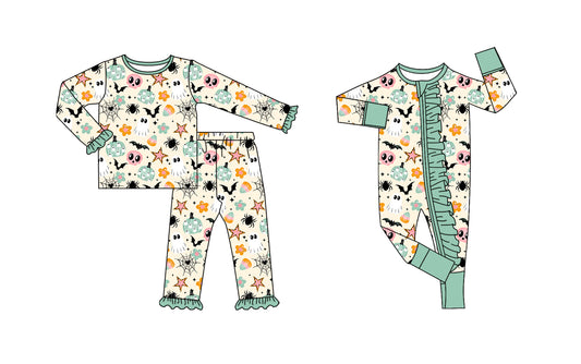 25.8.6 custom each style moq 5eta 4-6week Sibling Sister bat baby girl long sleeve pants sets and rompers match family design